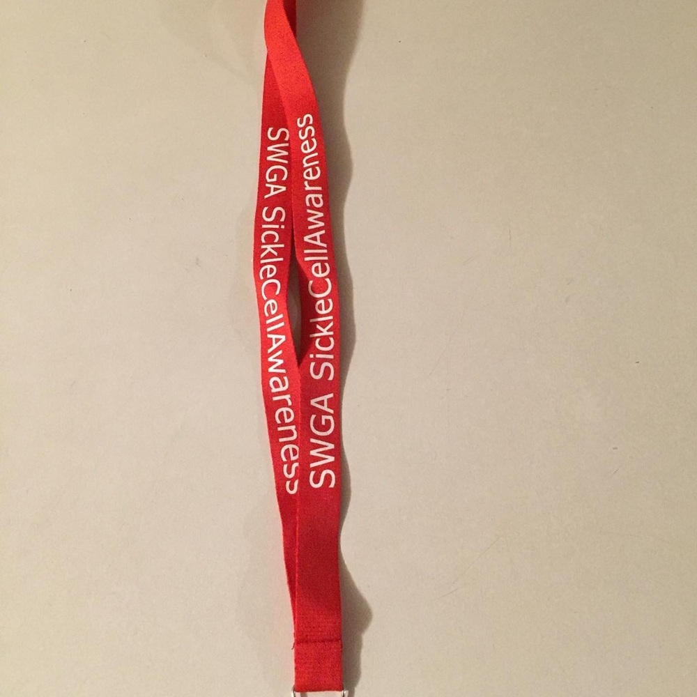 SWGA Sickle Cell Awareness Lanyard